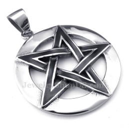 Five-Pointed Star Titanium Pendant Necklace (Free Chain)