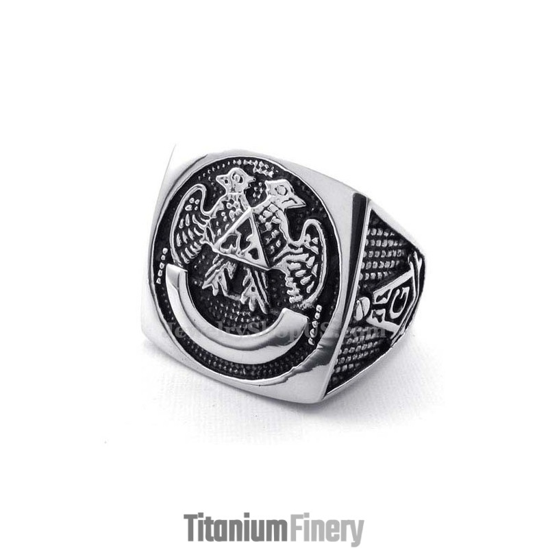 Titanium Masonic Ring Titanium Masonic Ring