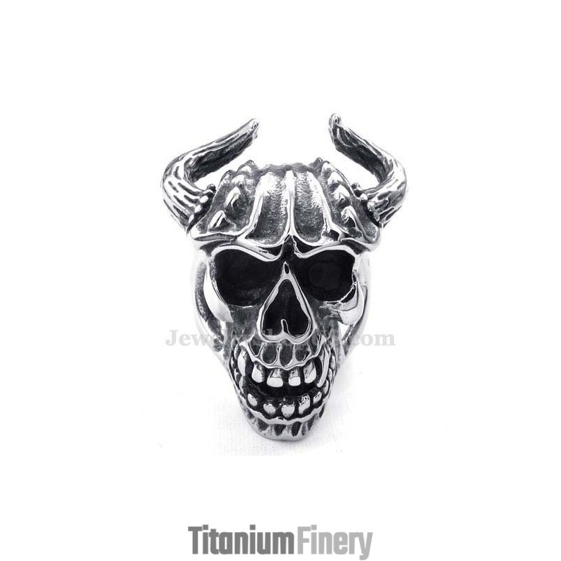 Titanium Skull Ring