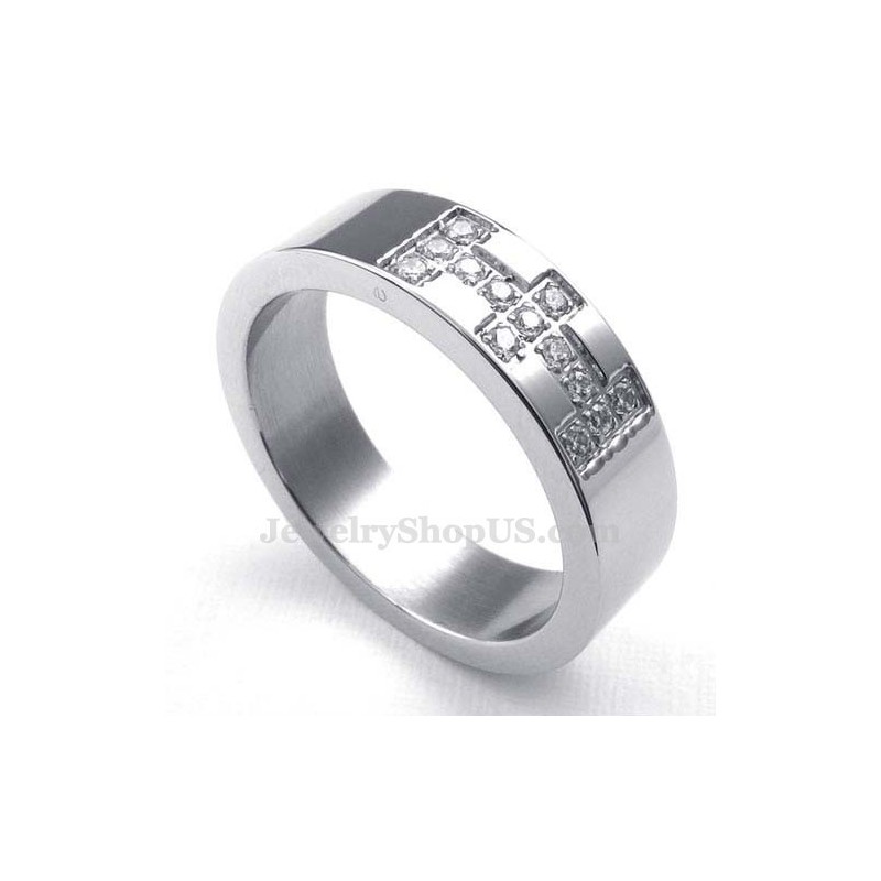 Titanium Cross Ring Titanium Cross Ring
