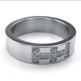 Titanium Cross Ring