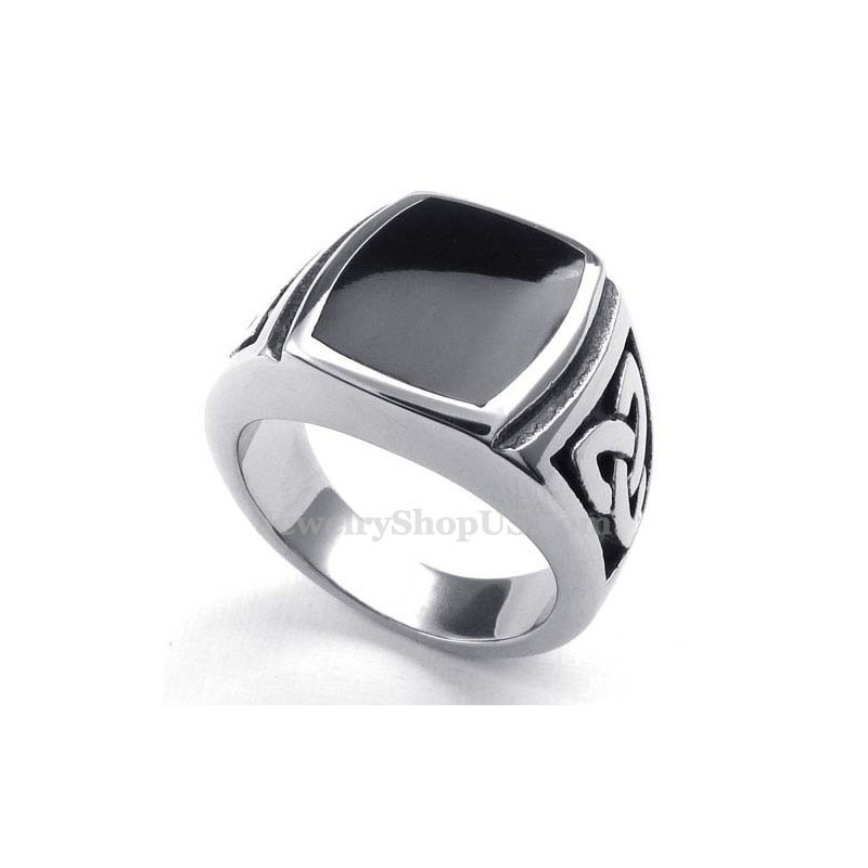 Mens Black Titanium Ring Mens Black Titanium Ring