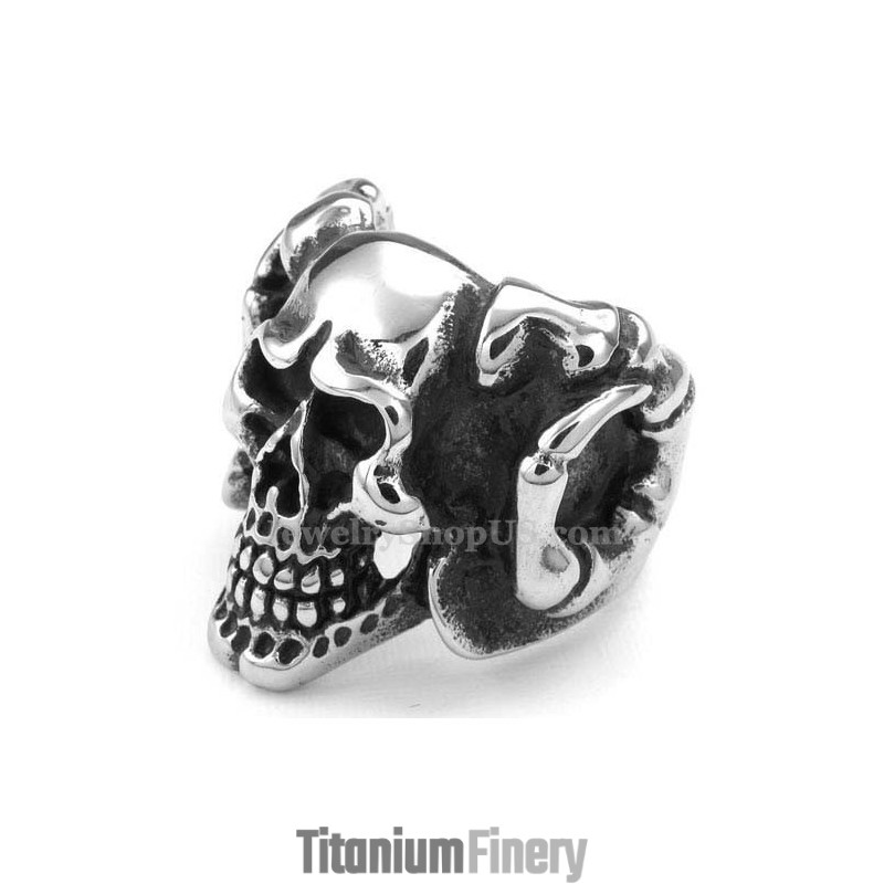 Titanium Skull Ring