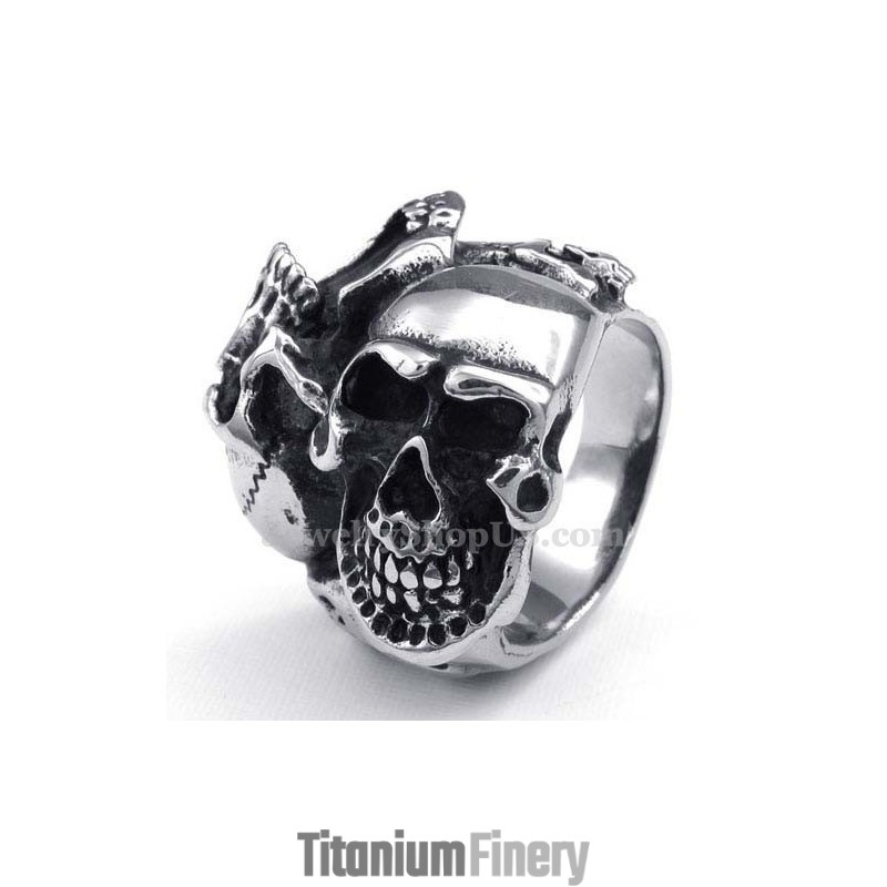 Titanium Skull Ring Titanium Skull Ring