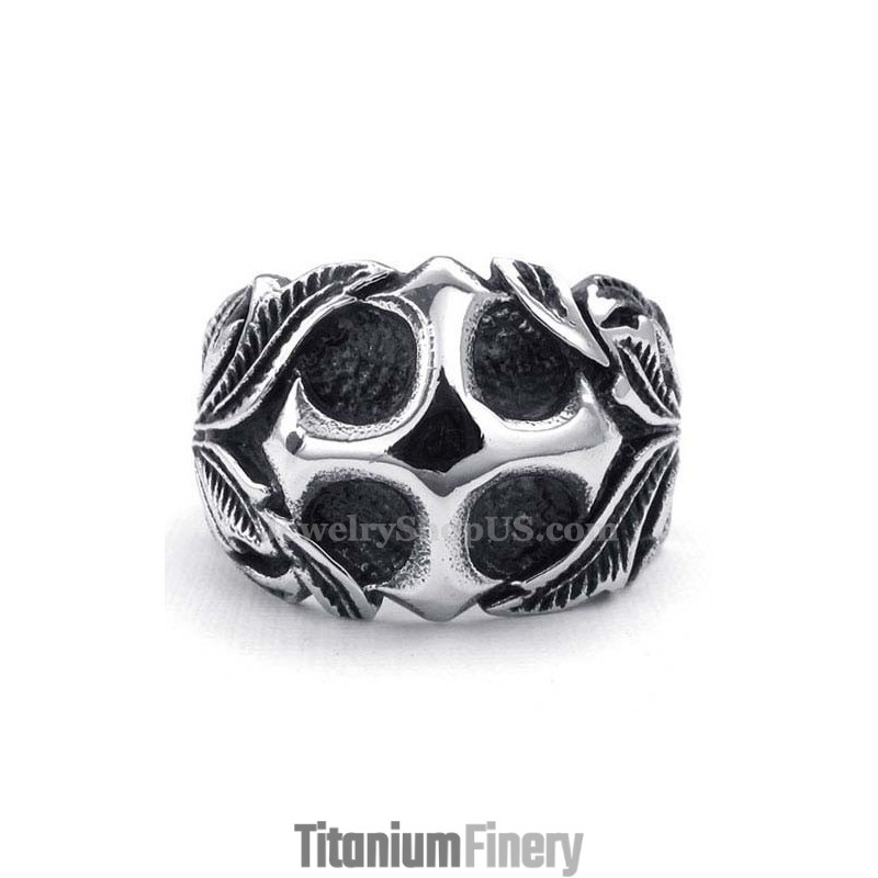 Titanium Cross Ring