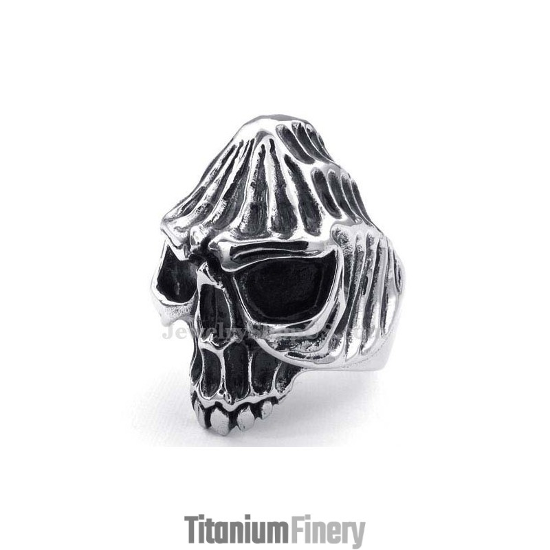 Titanium Skull Ring