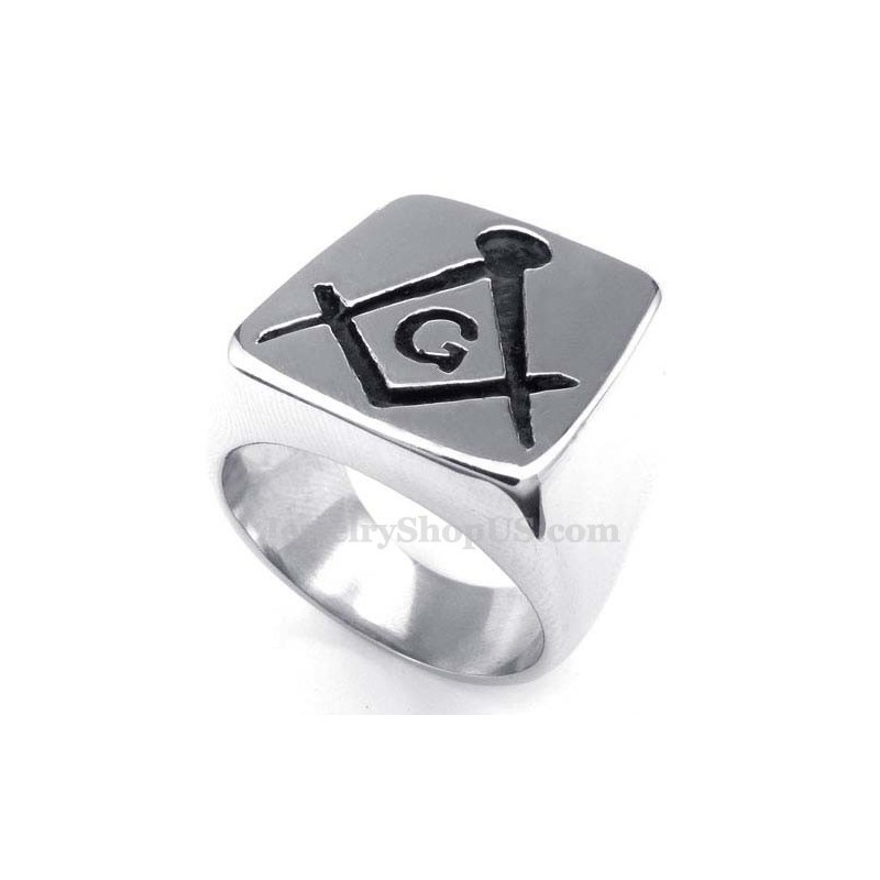 Titanium Masonic Ring