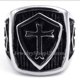 Titanium Cross Ring