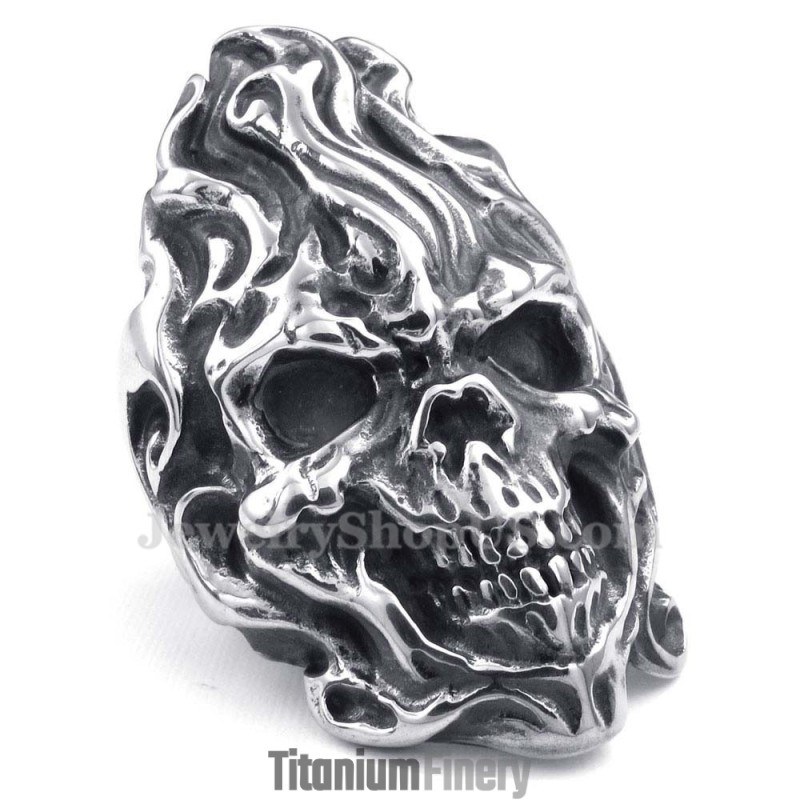 Titanium Skull Ring