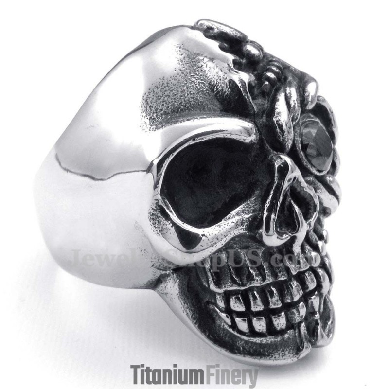 Titanium Skull Ring