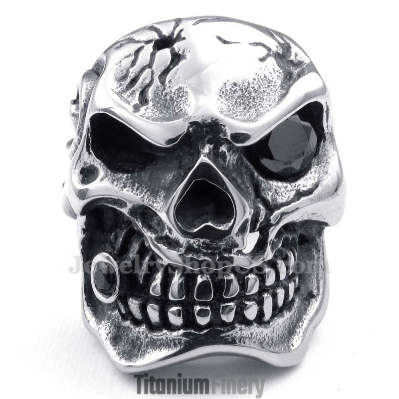 Titanium Skull Ring
