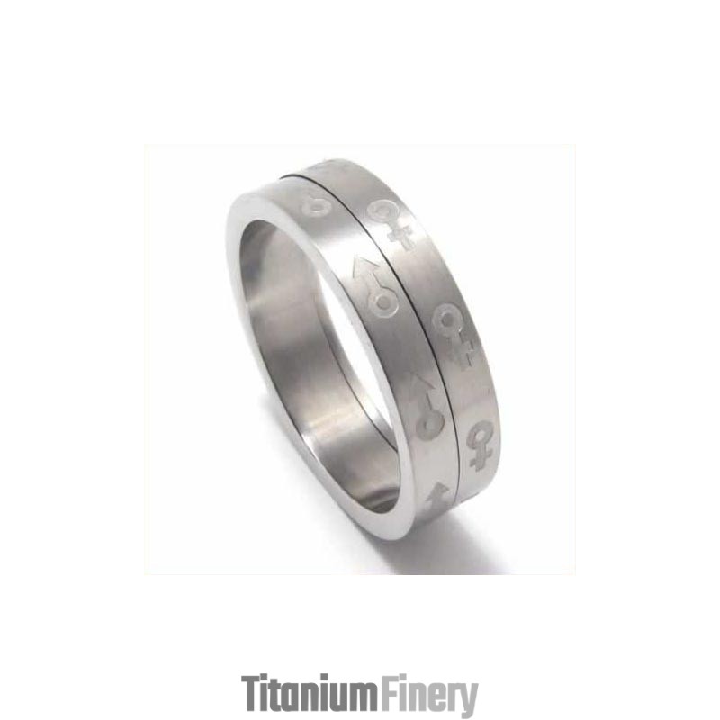 Sex Symbol 6Mm Titanium Ring
