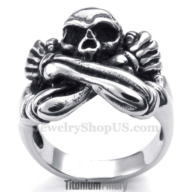 Titanium Skull Ring
