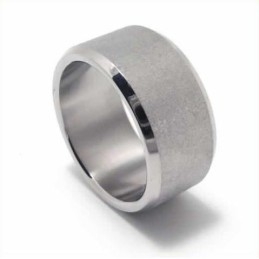 Brushed 6Mm Titanium Ring