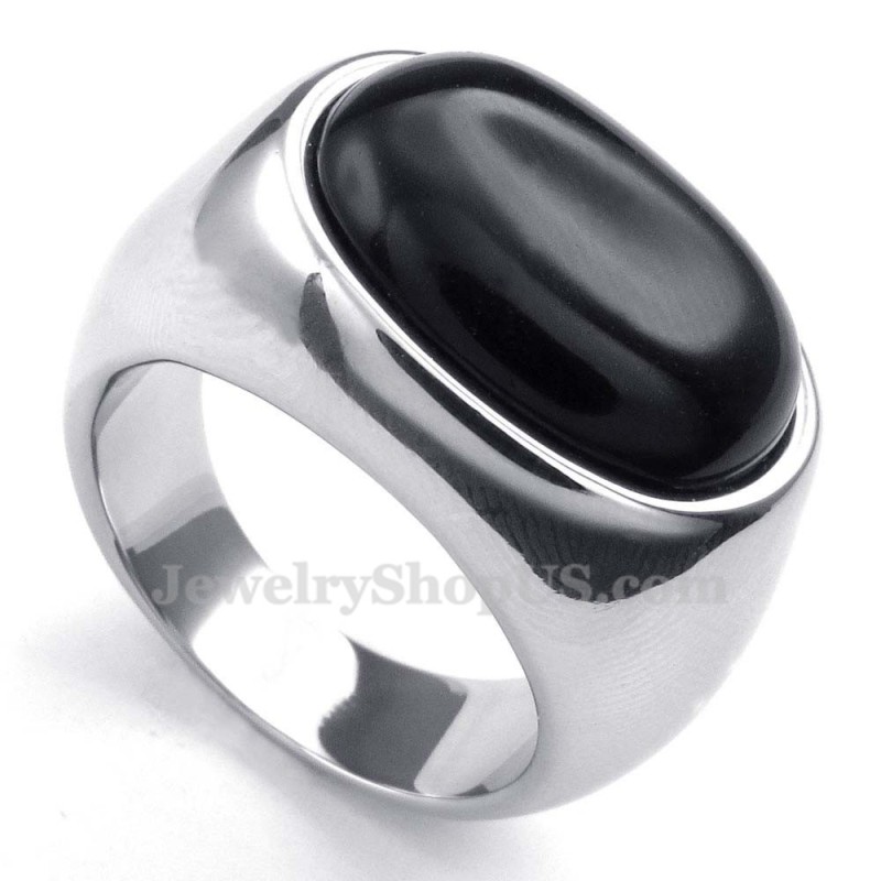Titanium Agate Inlaid Ring Titanium Agate Inlaid Ring