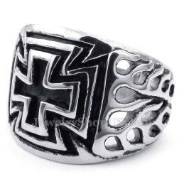 Titanium Cross Ring