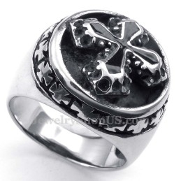 Titanium Cross Ring