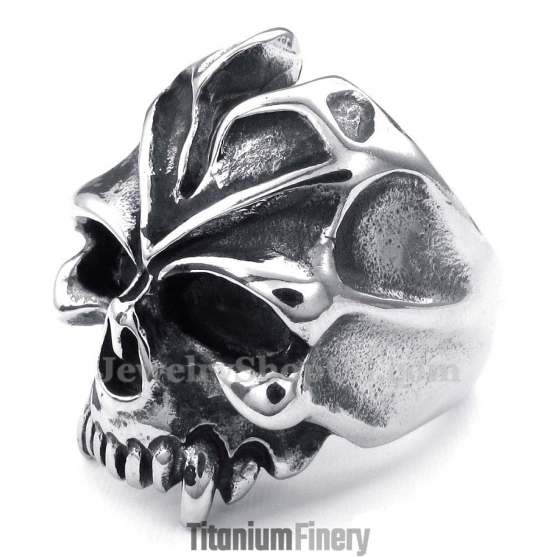 Titanium Skull Ring