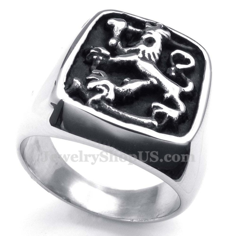 Titanium Lion Ring Titanium Lion Ring