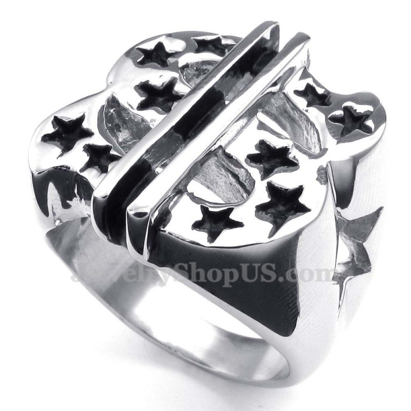Titanium Dollar Sign Ring Titanium Dollar Sign Ring