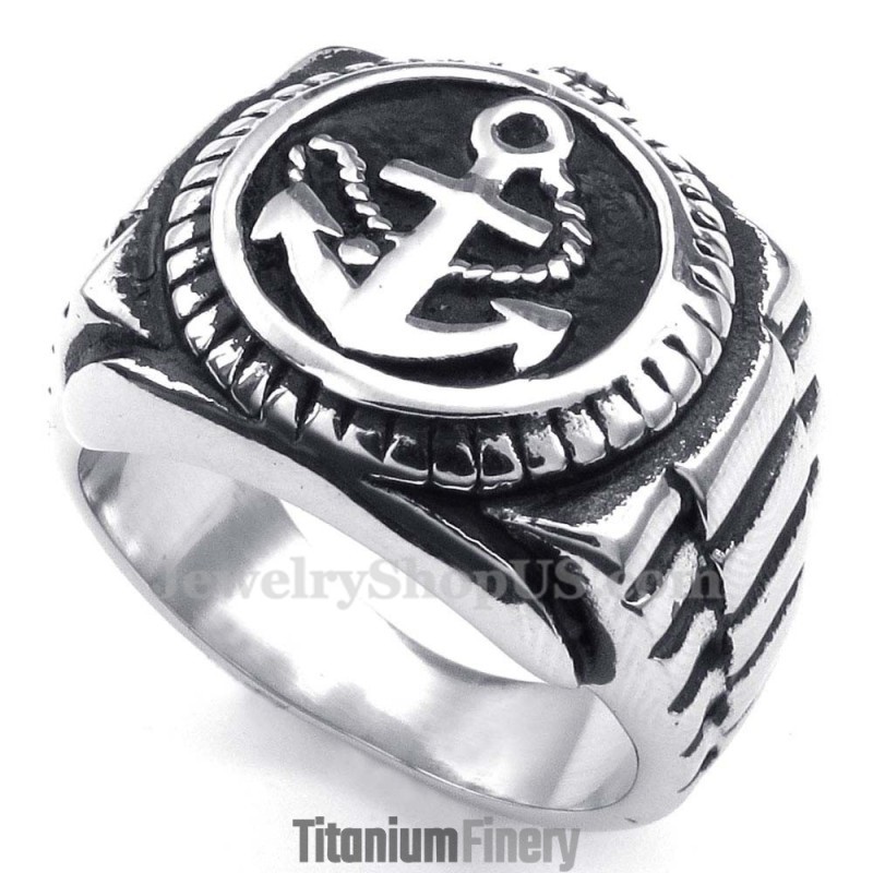 Titanium Anchors Watch Ring Titanium Anchors Watch Ring