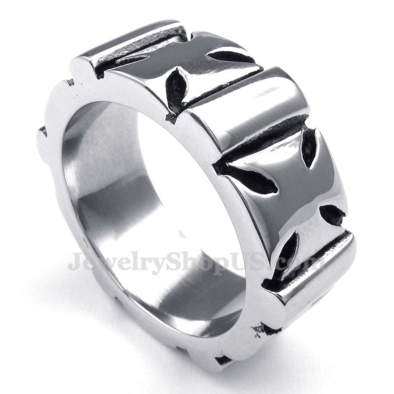 Titanium Cross Ring Titanium Cross Ring