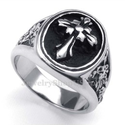 Titanium Cross Ring