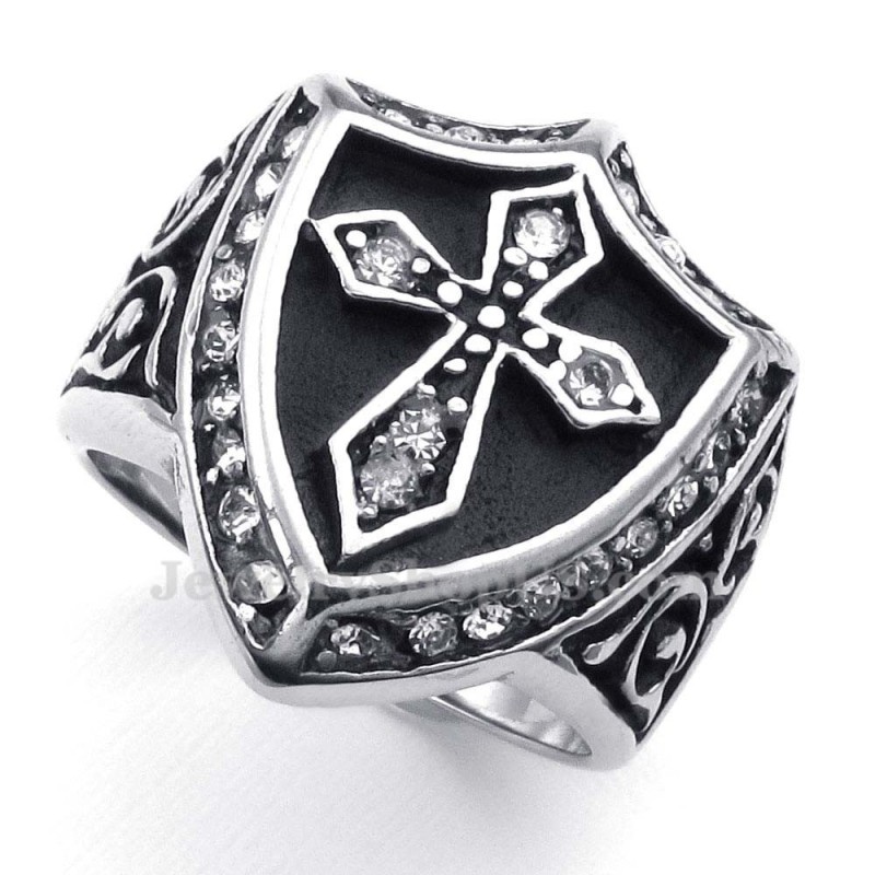 Titanium Cross Ring Titanium Cross Ring