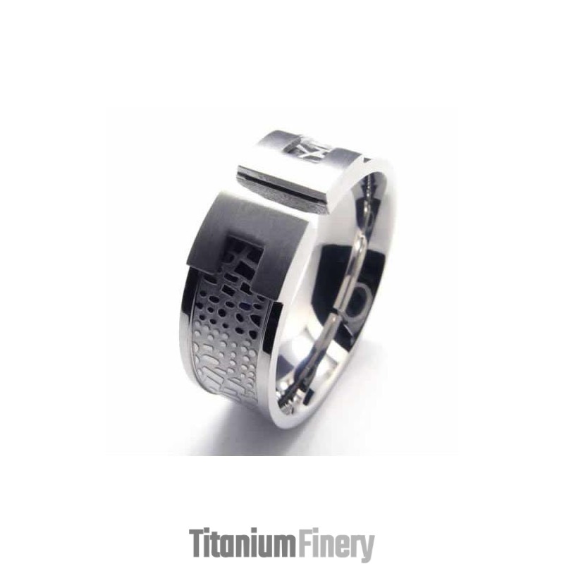 8Mm Mens Designer Titanium Ring 8Mm Mens Designer Titanium Ring