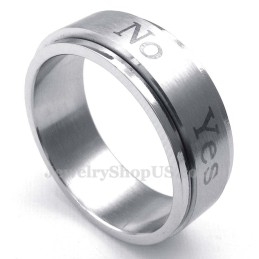 Yes NoTitanium Ring (Can Be Rotated)