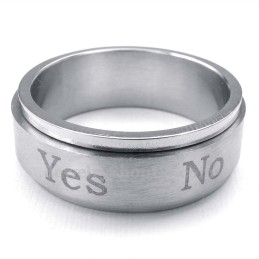 Yes NoTitanium Ring (Can Be Rotated)