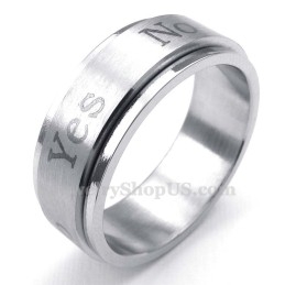 Yes NoTitanium Ring (Can Be Rotated)