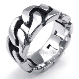 Titanium Chains Ring