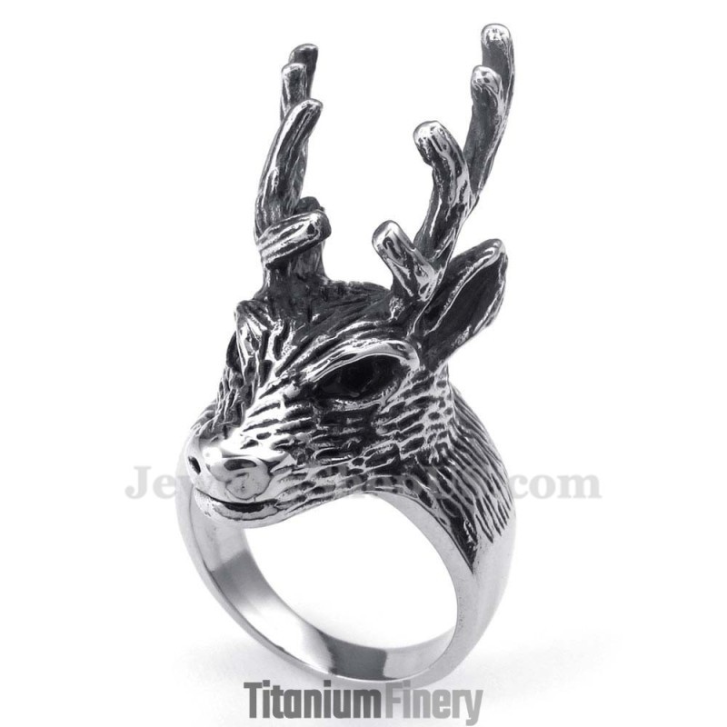 Titanium Deer Ring Titanium Deer Ring