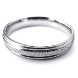 Titanium Sandblasting Sweetheart Ring (Women)