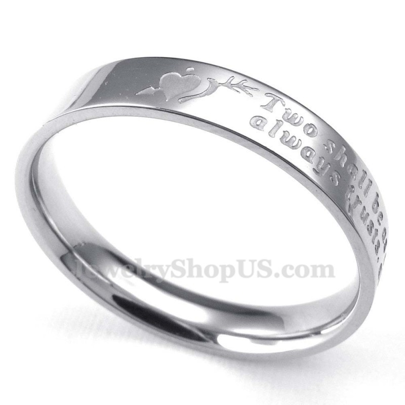 An Arrow Through The Heart Titanium Ring (Women) An Arrow Through The Heart Titanium Ring (Women)