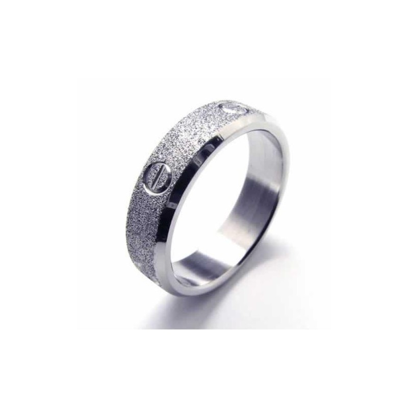 Brushed 6Mm Titanium Ring Brushed 6Mm Titanium Ring