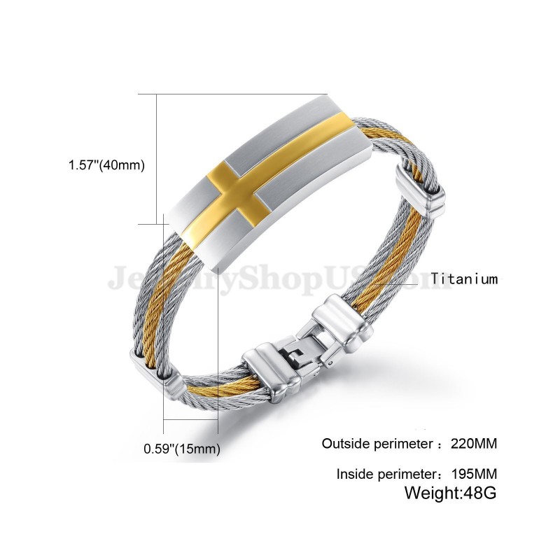 Personality Men's Titanium Bracelet C754 Personality Men's Titanium Bracelet C754