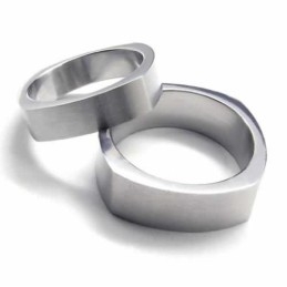 5Mm Unisex Pure Titanium Ring