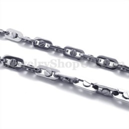 Elegant Men's Titanium Necklace Chain