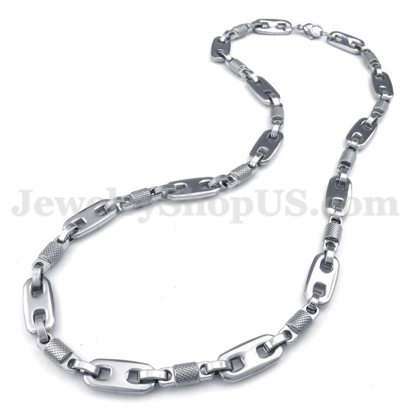 Fashion Men's Titanium Necklace Chain Fashion Men's Titanium Necklace Chain