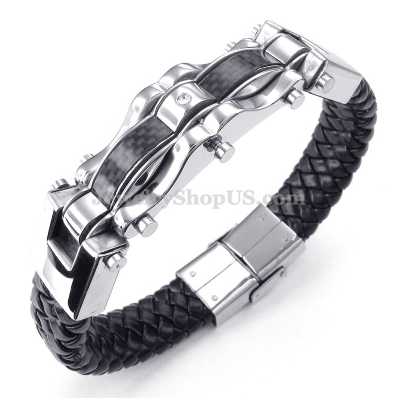 Gold Black Exquisite Titanium Bracelets For Men Gold Black Exquisite Titanium Bracelets For Men