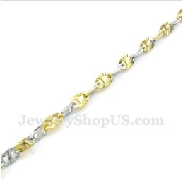 WoMen's Titanium Gold Necklace