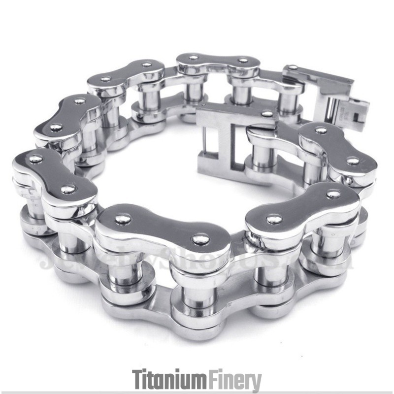 Men's Titanium Bicycle Chain Bracelet Men's Titanium Bicycle Chain Bracelet