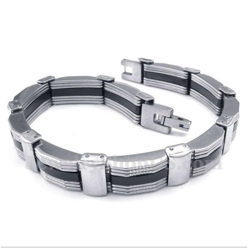Men's Titanium Rubber Bracelet Men's Titanium Rubber Bracelet