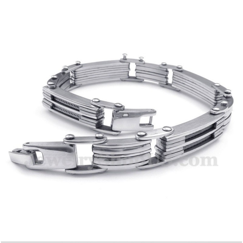 Men's Titanium Cable Bracelet Men's Titanium Cable Bracelet