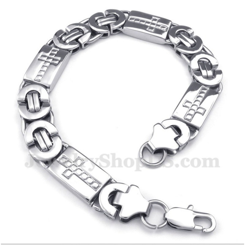 Men's Titanium Cross Bracelet Men's Titanium Cross Bracelet