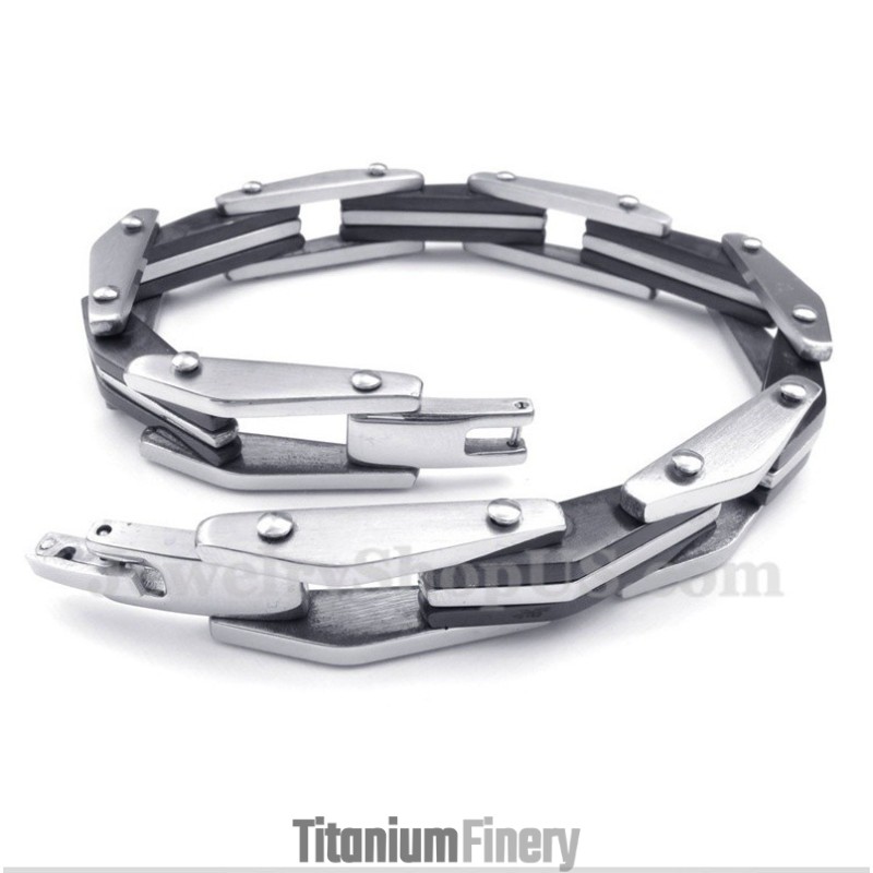 Men's Titanium Black Bracelet Men's Titanium Black Bracelet