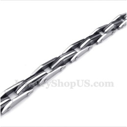 Men's Titanium Black Bracelet