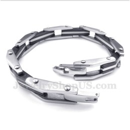 Men's Titanium Black Bracelet